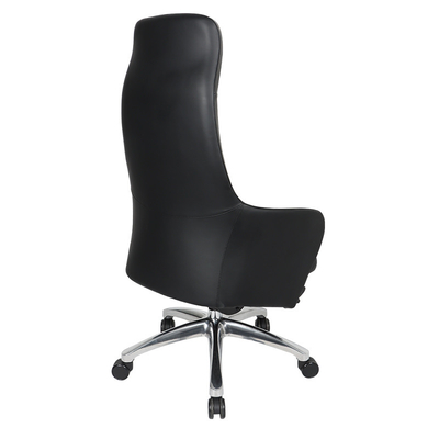 70mm Cylinder Swivel Leather Adjustable Height Office Chair SGS BIFMA