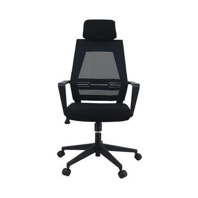 Nylon Castor Lumbar Support Chair / Molded Foam ANSI Mesh Ergonomic Executive Chair