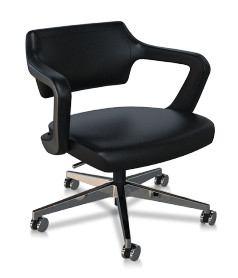 Swivel Modern Ergonomic Office Chair PU Leather Height Adjustable