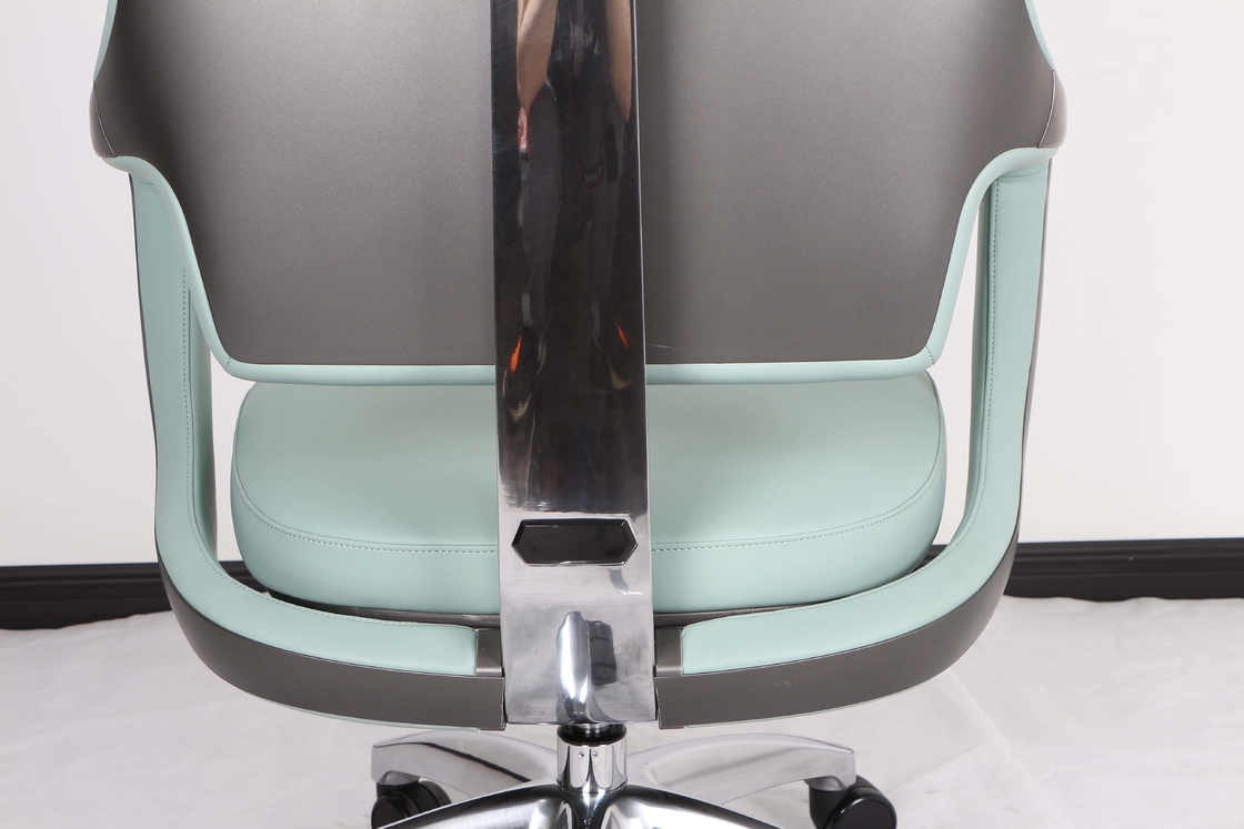 Executive Swivel Ergonomic High Back Office Chair PU Leather Middle Back 23.2 KGS