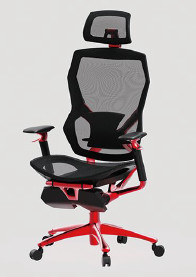 BIFMA Elastic Back Lumbar Support Computer Chair High Density Breathable